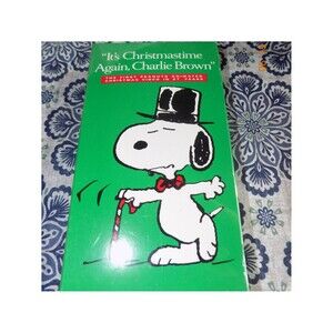 NEW Snoopy It's Christmas Time Again Charlie Brown - VHS - New Sealed